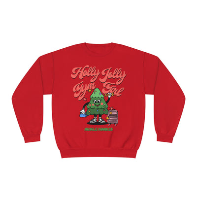 HOLLY JOLLY GYM GIRL- CREWNECK