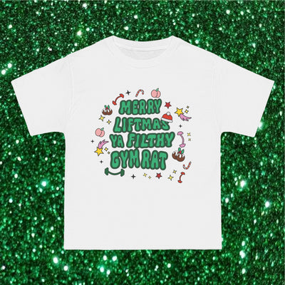 MERRY LIFTMASS YA FILTY GYM RAT- TEE