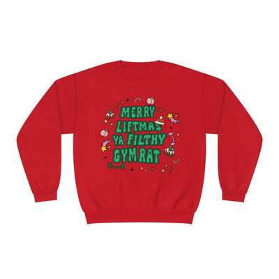 MERRY LIFTMAS YA FILTY- CREWNECK