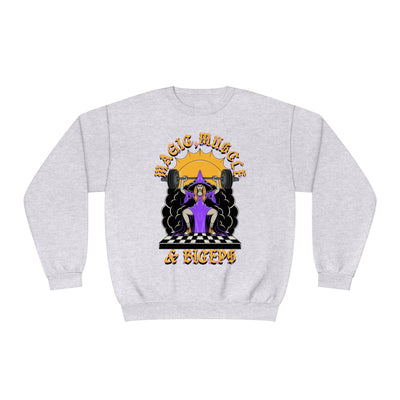 MAGIC, MUSCLES, & BICEPS- CREWNECK