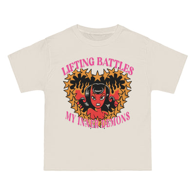 LIFTING BATTLES MY INNER DEMONS  - TEE