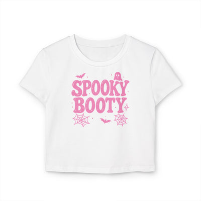 SPOOKY BOOTY- CROP TEE