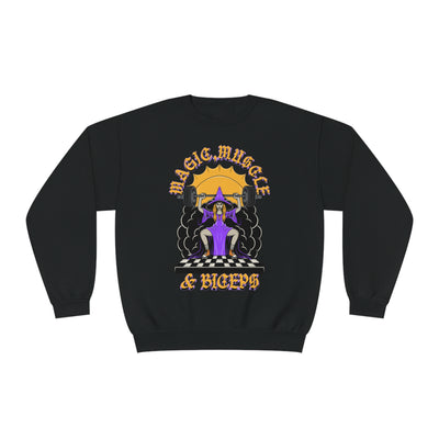 MAGIC, MUSCLES, & BICEPS- CREWNECK