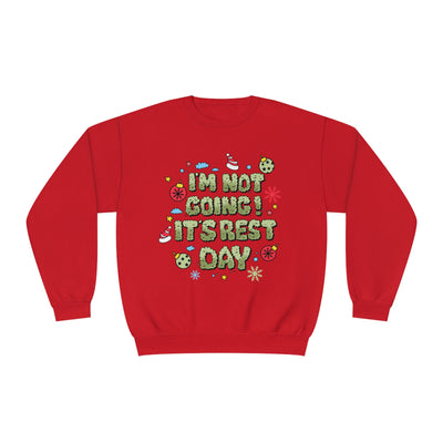 I'M NOT GOING, IT'S REST DAY (2024)- CREWNECK