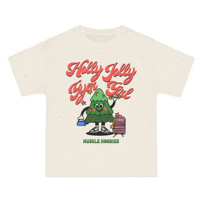 HOLLY JOLLY GYM GIRL- TEE