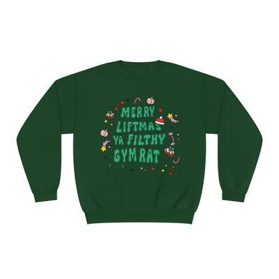 MERRY LIFTMAS YA FILTY- CREWNECK