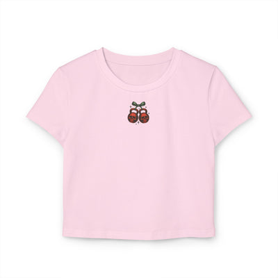 SKELETON CHERRY KETTLEBEELS - CROP TEE