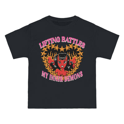 LIFTING BATTLES MY INNER DEMONS  - TEE