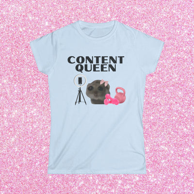 CONTENT QUEEN- BABY TEE