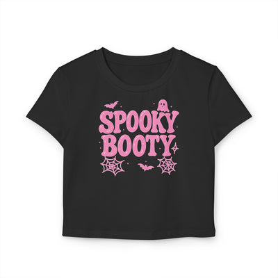 SPOOKY BOOTY- CROP TEE