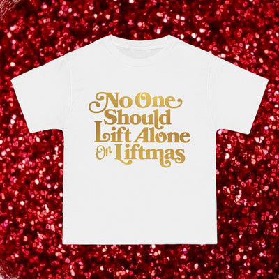 NO ONE SHOULD LIFT ALONE- TEE