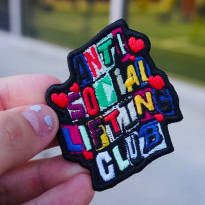 ANTISOCIAL LIFTING CLUB- Velcro Patch