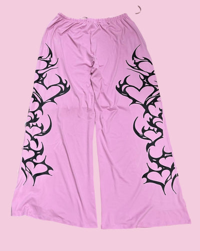 PUNCTURED HEARTS- SWEATPANTS (PINK)