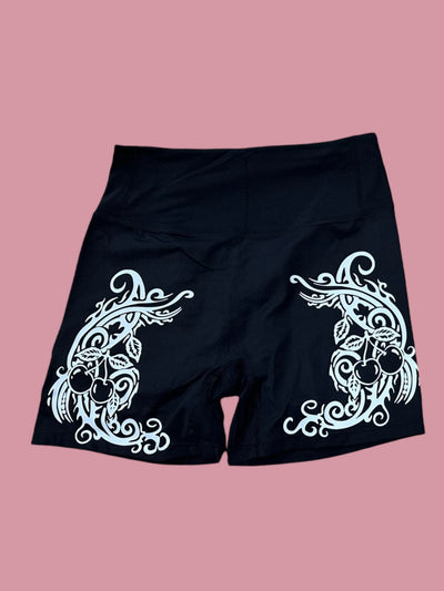 CHERRY PIE - SCRUNCH SHORTS (black)