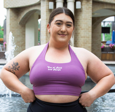 CEO OF BACK & BICEPS- LAVENDAR BRA