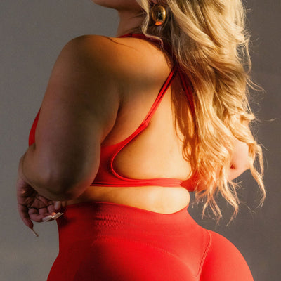 PUNCTURED HEART - RED BRA