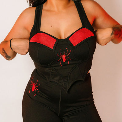VENOM BAT- CORSET BRA NOCTURA