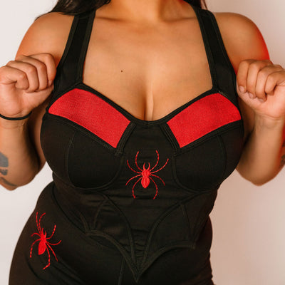 VENOM BAT- CORSET BRA NOCTURA