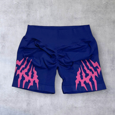 DEMON SCARS - CROSS OVER SCRUNCH SHORTS