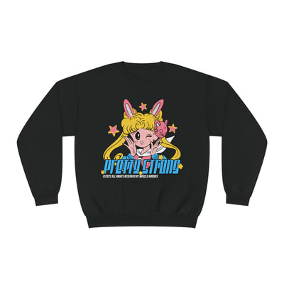 PRETTY STRONG (ANIME GIRL) - CREWNECK