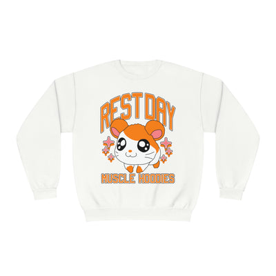 REST DAY ANIME HAMPSTER- CREWNECK