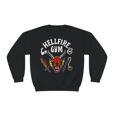 HELLFIRE GYM (WHITE)- CREWNECK