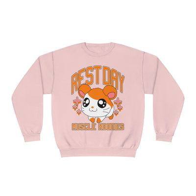REST DAY ANIME HAMPSTER- CREWNECK